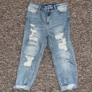Fashion Nova Distressed Boyfriend Jeans